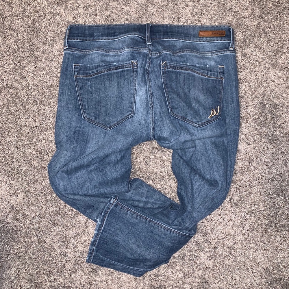 Express Super Skinny Mid Rise - Picture 3 of 4